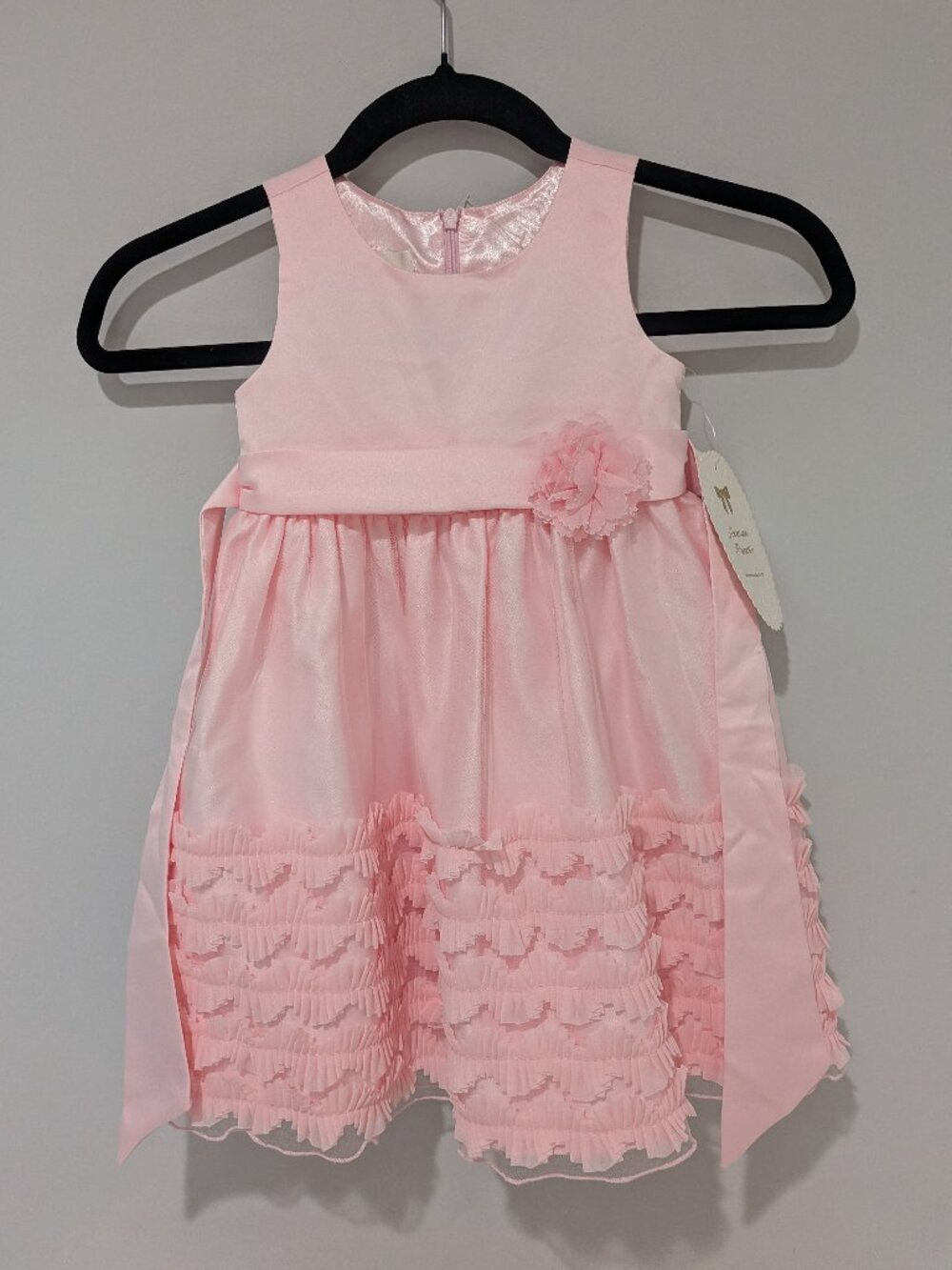 American Princess Pink Tiered Ruffle Party Dress 2T